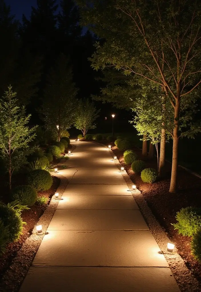 27 Front Yard Lighting Ideas That Boost Curb Appeal Overnight - 16. Pathway Edging Lights
