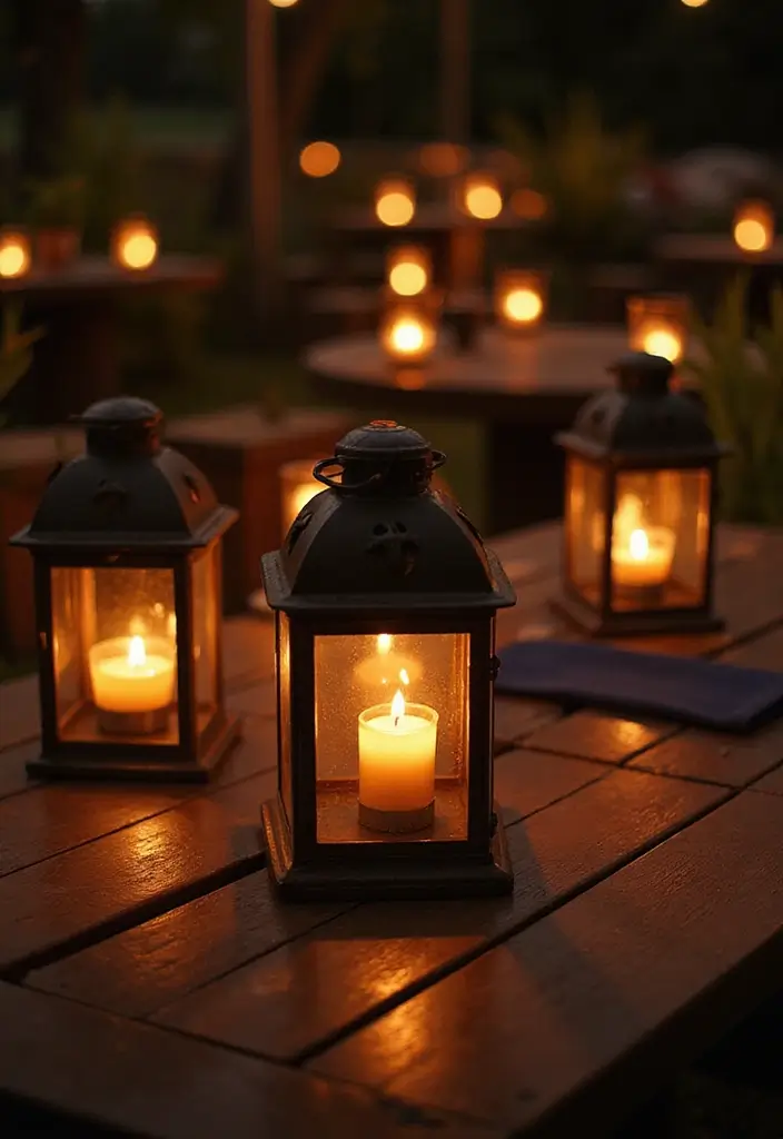 27 Front Yard Lighting Ideas That Boost Curb Appeal Overnight - 22. Candlelit Lanterns