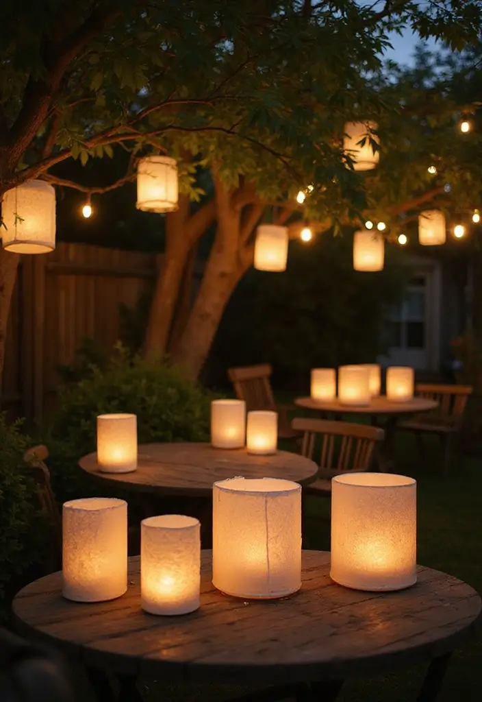 27 Front Yard Lighting Ideas That Boost Curb Appeal Overnight - 8. Biodegradable Lanterns
