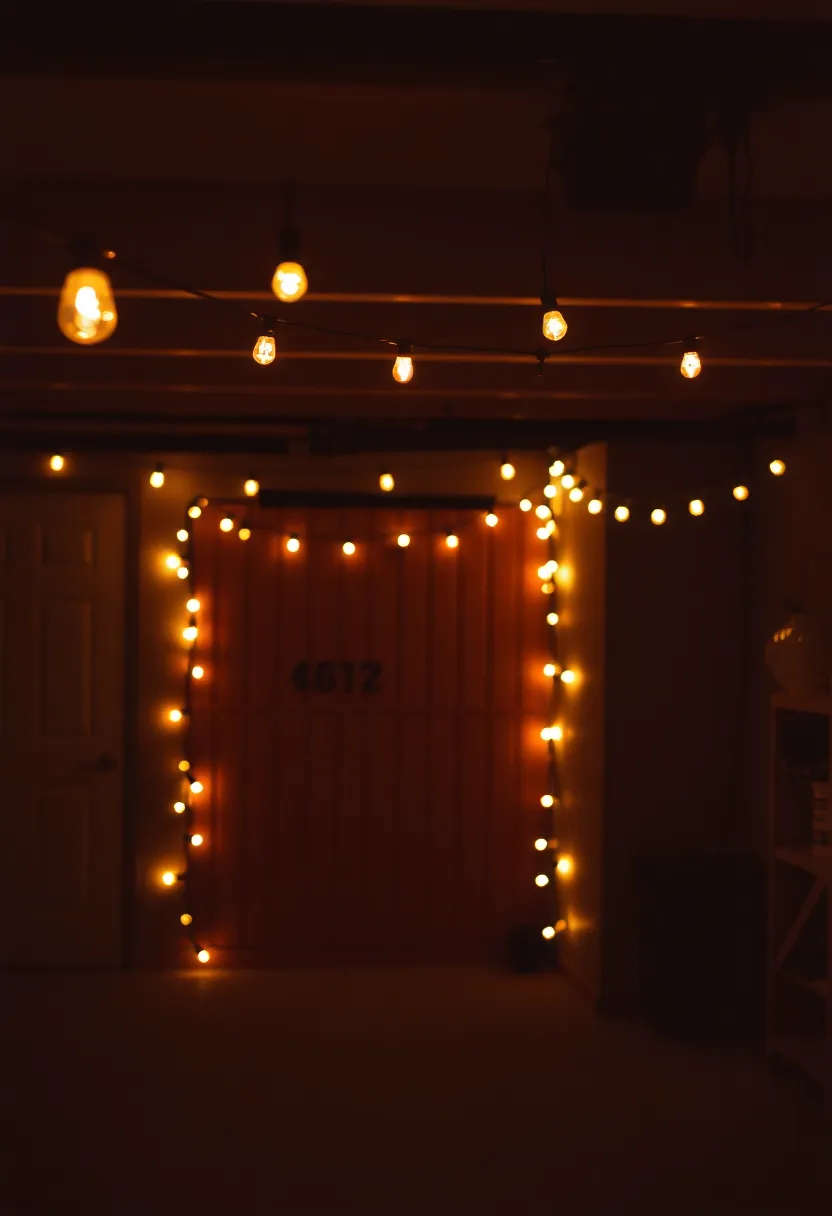 27 Garage Lighting Ideas That Improve Function and Style 13 27 Garage Lighting Ideas That Improve Function and Style - 13. String Lights