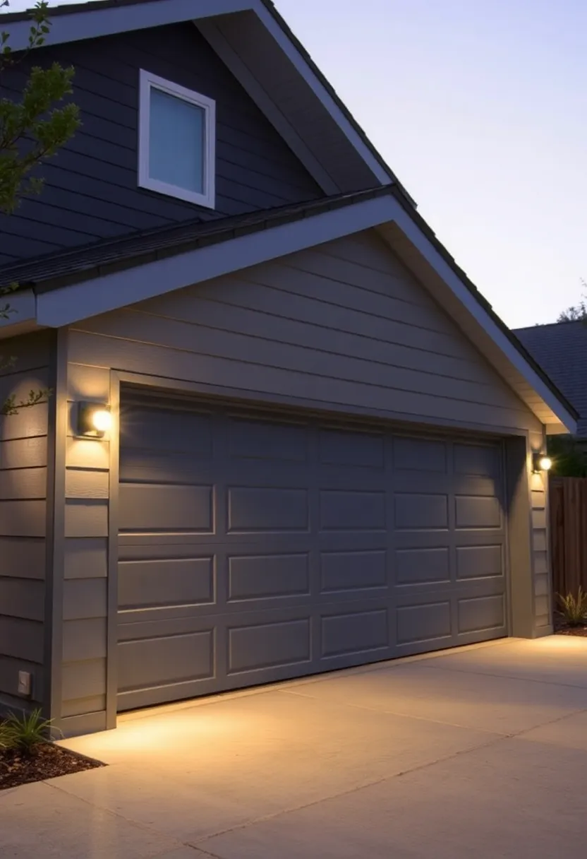 27 Garage Lighting Ideas That Improve Function and Style 14 27 Garage Lighting Ideas That Improve Function and Style - 14. Solar-Powered Lights