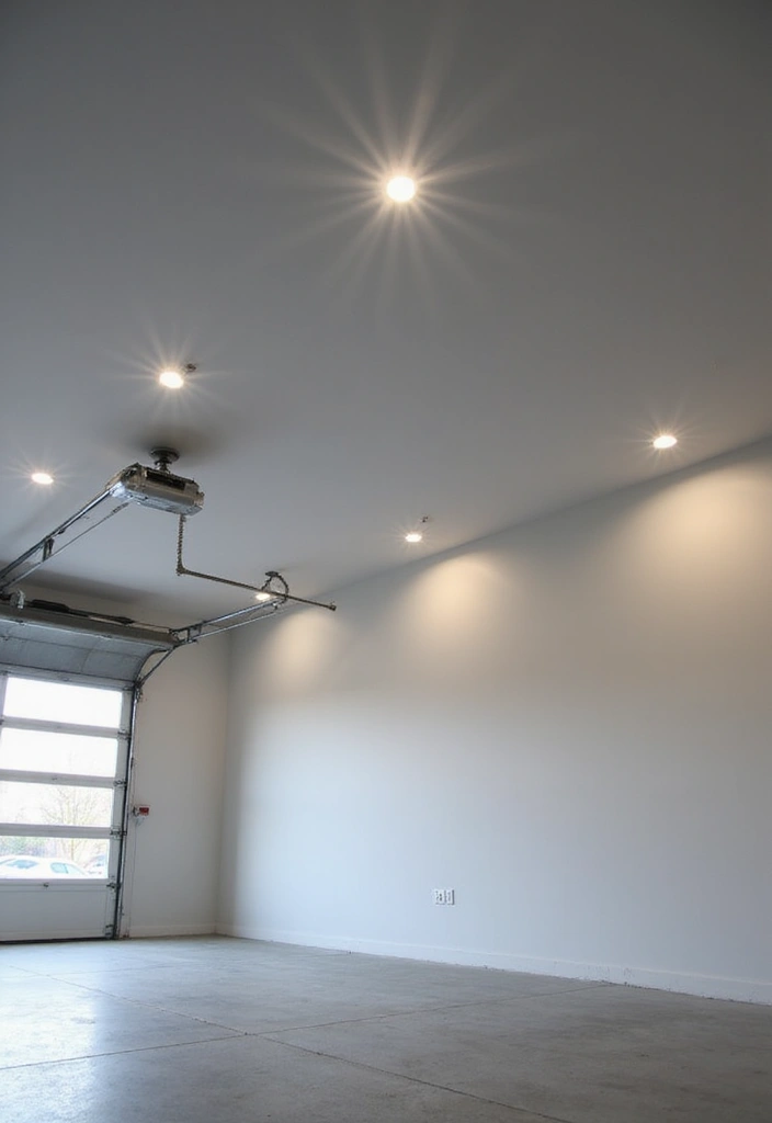 27 Garage Lighting Ideas That Improve Function and Style 5 27 Garage Lighting Ideas That Improve Function and Style - 5. Recessed Ceiling Lights