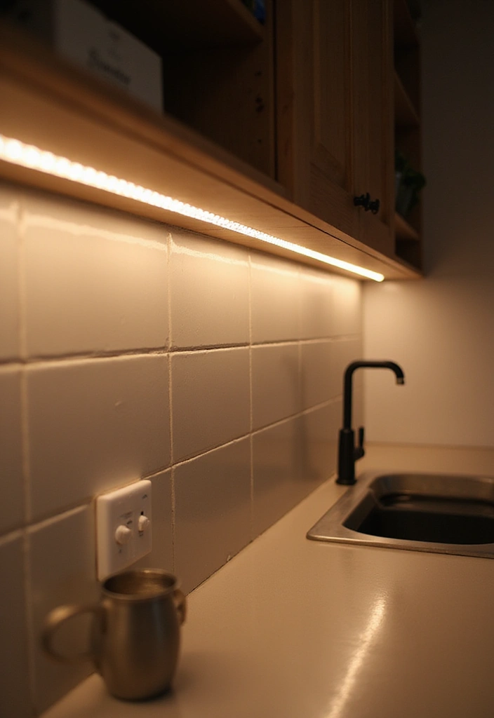 27 Kitchen Lighting Ideas That Instantly Modernize Your Space 1 27 Kitchen Lighting Ideas That Instantly Modernize Your Space - 1. Eco-Friendly LED Strip Lights