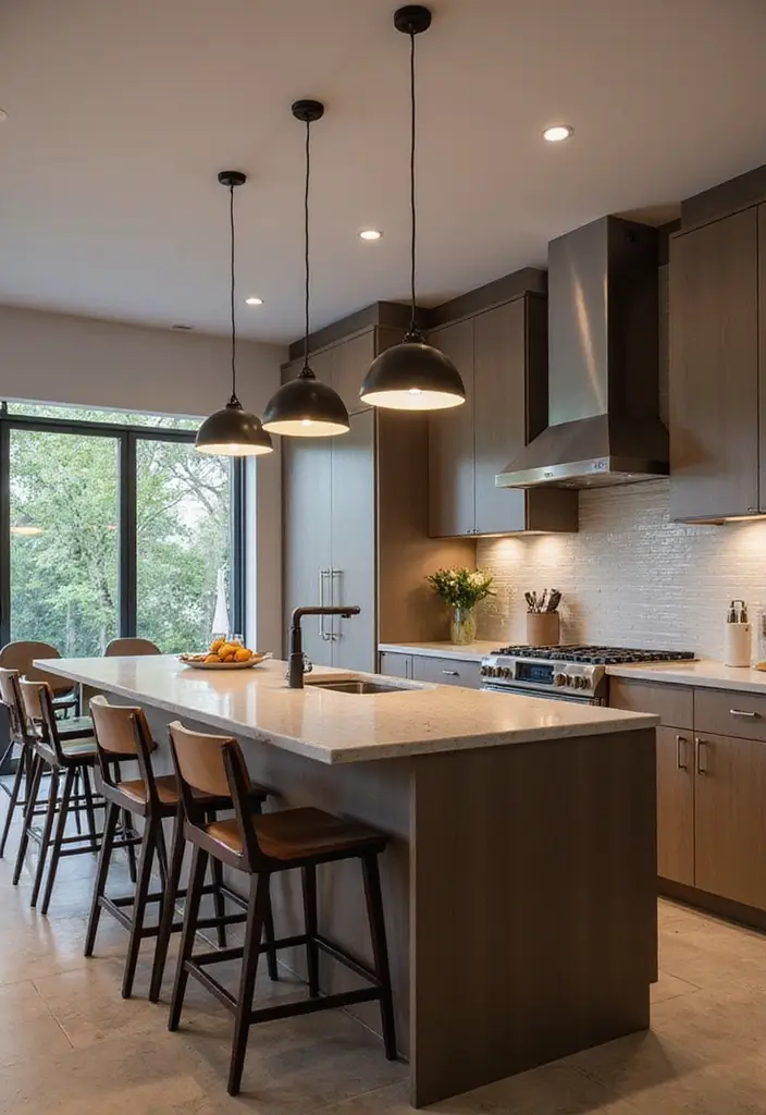 27 Kitchen Lighting Ideas That Instantly Modernize Your Space 2 27 Kitchen Lighting Ideas That Instantly Modernize Your Space - 2. Stylish Pendant Lights