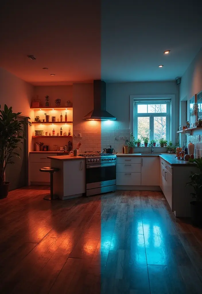 27 Kitchen Lighting Ideas That Instantly Modernize Your Space 26 27 Kitchen Lighting Ideas That Instantly Modernize Your Space - 26. Color-Temperature Adjustable Bulbs