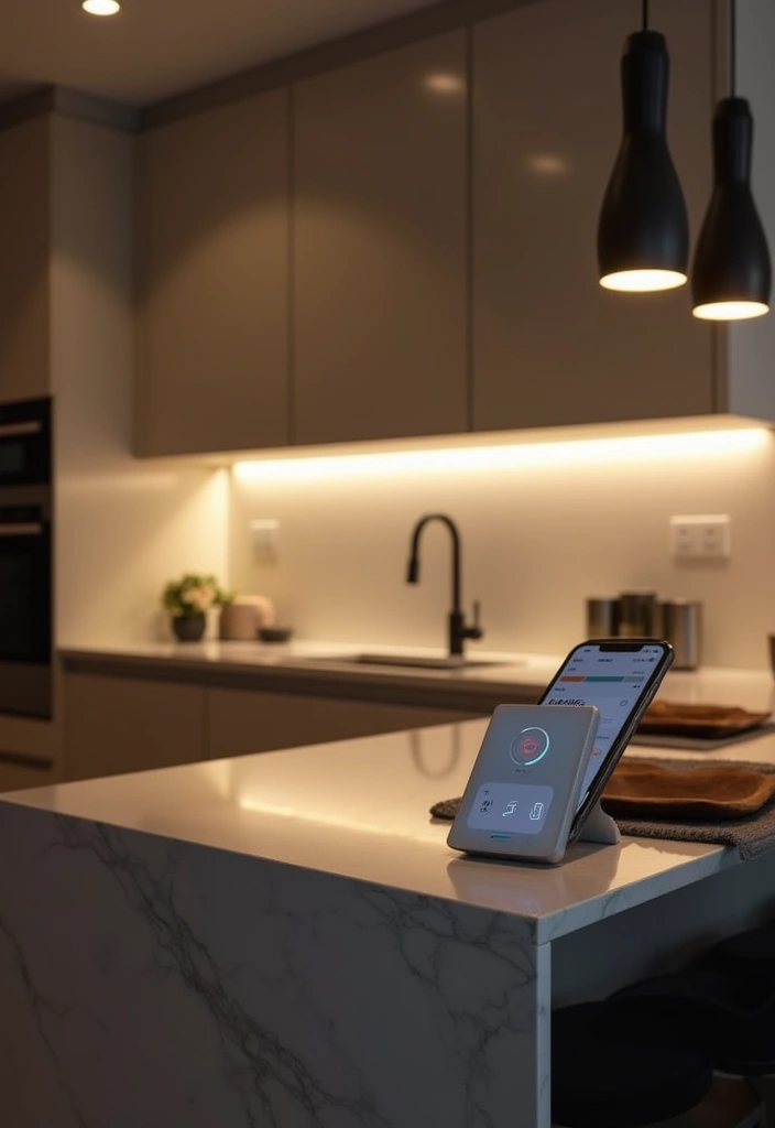 27 Kitchen Lighting Ideas That Instantly Modernize Your Space 6 27 Kitchen Lighting Ideas That Instantly Modernize Your Space - 6. Smart Lighting Solutions