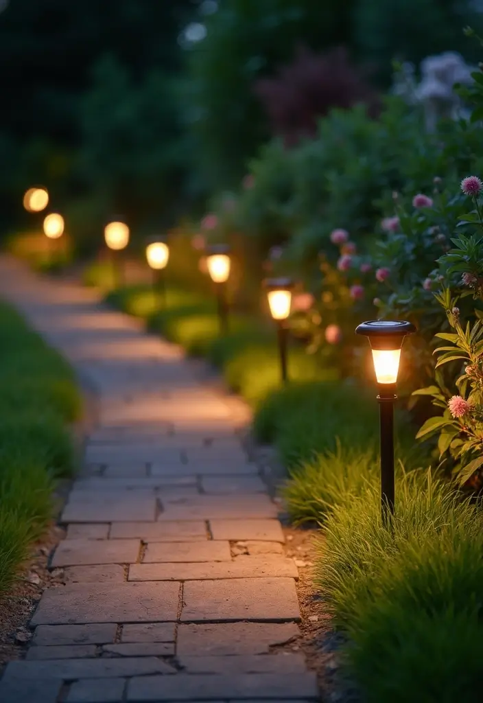 27 Landscape Lighting Ideas That Elevate Your Garden Look 1 27 Landscape Lighting Ideas That Elevate Your Garden Look - 1. Solar Path Lights