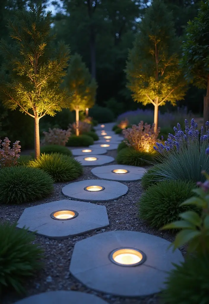 27 Landscape Lighting Ideas That Elevate Your Garden Look 12 27 Landscape Lighting Ideas That Elevate Your Garden Look - 12. LED In-Ground Lights