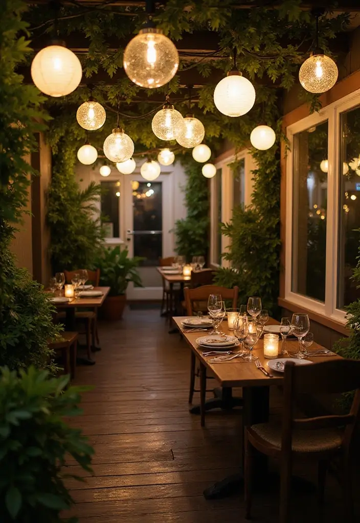 27 Landscape Lighting Ideas That Elevate Your Garden Look 20 27 Landscape Lighting Ideas That Elevate Your Garden Look - 20. Hanging LED Globe Lights