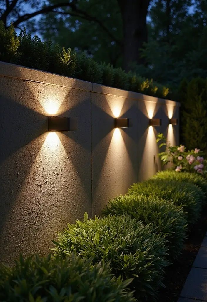 27 Landscape Lighting Ideas That Elevate Your Garden Look 8 27 Landscape Lighting Ideas That Elevate Your Garden Look - 8. LED Wall Sconces