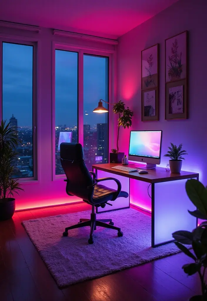 27 RGB Lighting Ideas That Add Fun and Color to Any Room 12 27 RGB Lighting Ideas That Add Fun and Color to Any Room - 12. RGB Light-Up Furniture