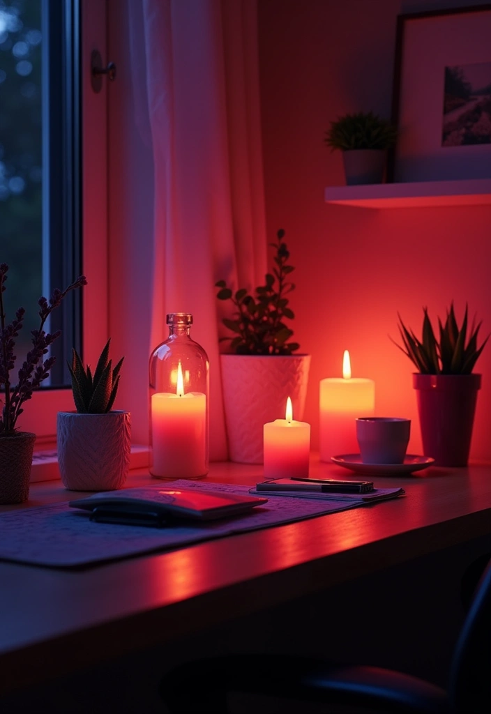 27 RGB Lighting Ideas That Add Fun and Color to Any Room 14 27 RGB Lighting Ideas That Add Fun and Color to Any Room - 14. RGB Candle Lights