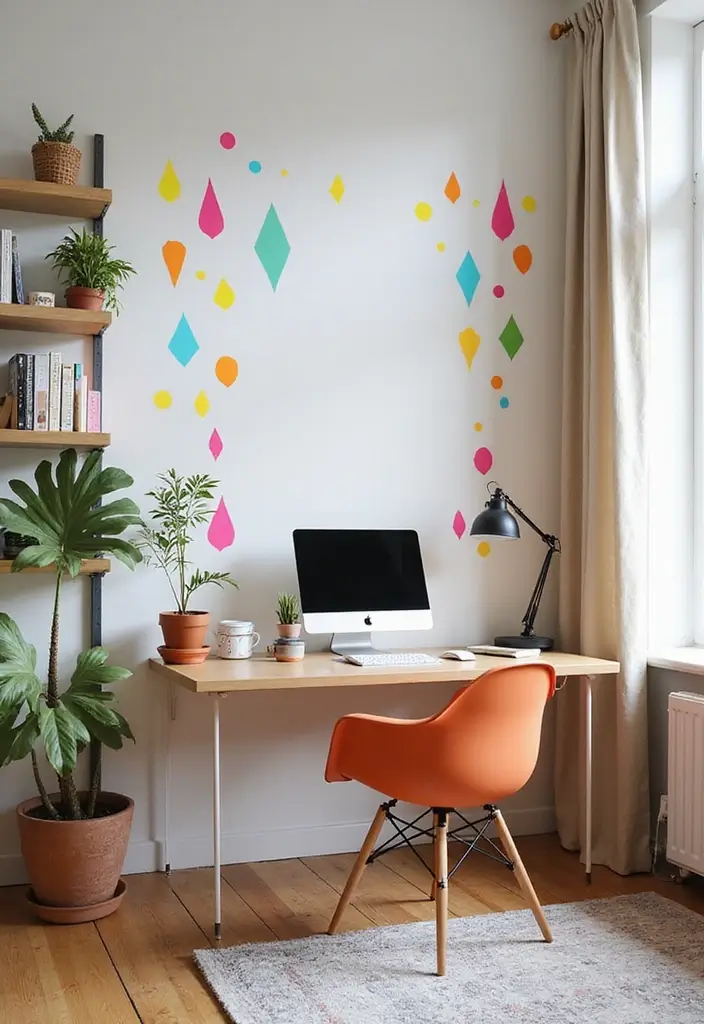 27 RGB Lighting Ideas That Add Fun and Color to Any Room 19 27 RGB Lighting Ideas That Add Fun and Color to Any Room - 19. RGB Wall Decals