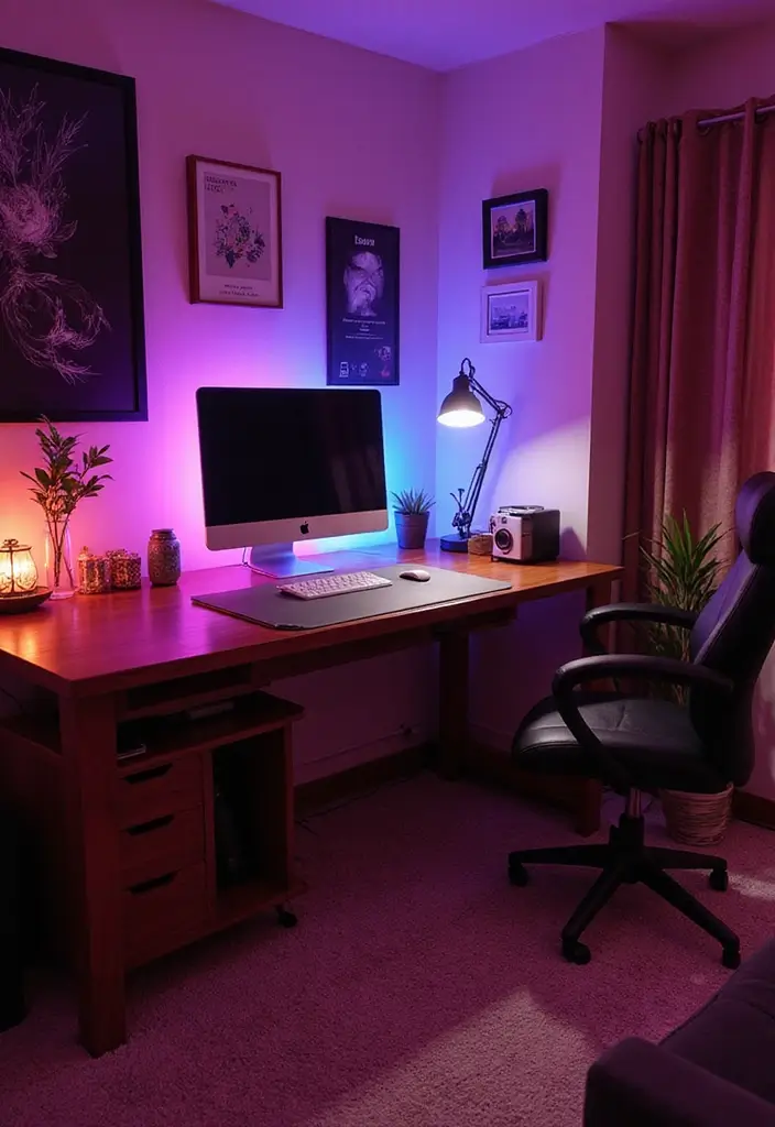 27 RGB Lighting Ideas That Add Fun and Color to Any Room 26 27 RGB Lighting Ideas That Add Fun and Color to Any Room - 26. RGB Mood Lighting