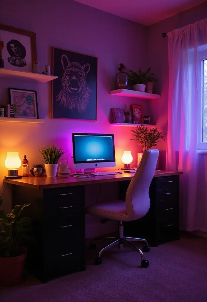 27 RGB Lighting Ideas That Add Fun and Color to Any Room 5 27 RGB Lighting Ideas That Add Fun and Color to Any Room - 5. Smart RGB Bulbs