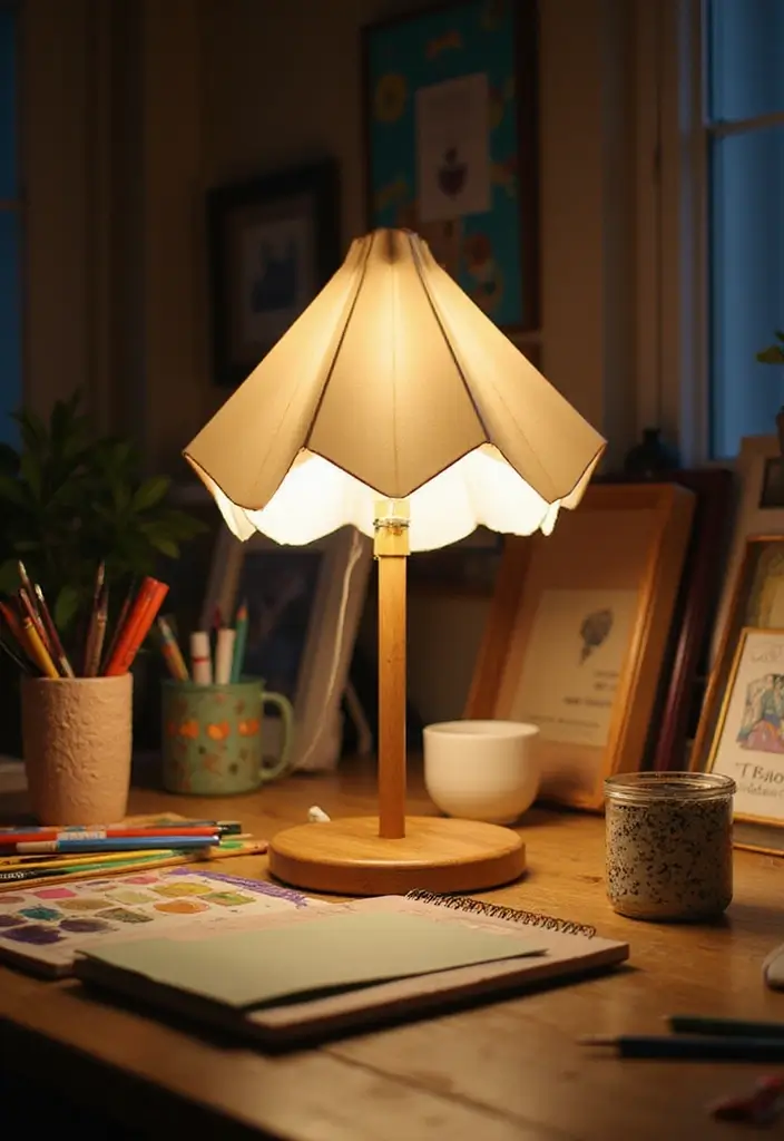 28 Desk Lighting Designs for Home and Work Inspiration 17 28 Desk Lighting Designs for Home and Work Inspiration - 17. Origami-Inspired Desk Lamp