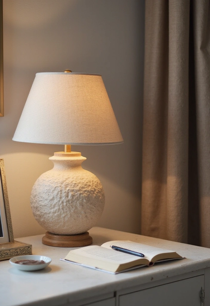 28 Desk Lighting Designs for Home and Work Inspiration 19 28 Desk Lighting Designs for Home and Work Inspiration - 19. Natural Stone Lamp
