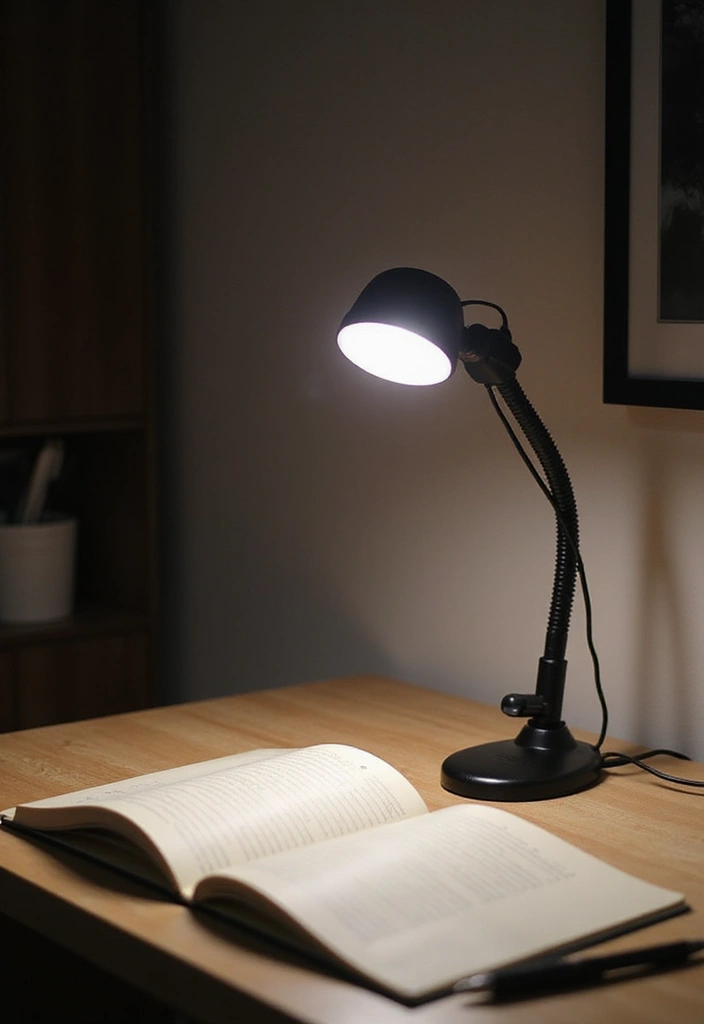 28 Desk Lighting Designs for Home and Work Inspiration 24 28 Desk Lighting Designs for Home and Work Inspiration - 24. LED Clip-On Lamp