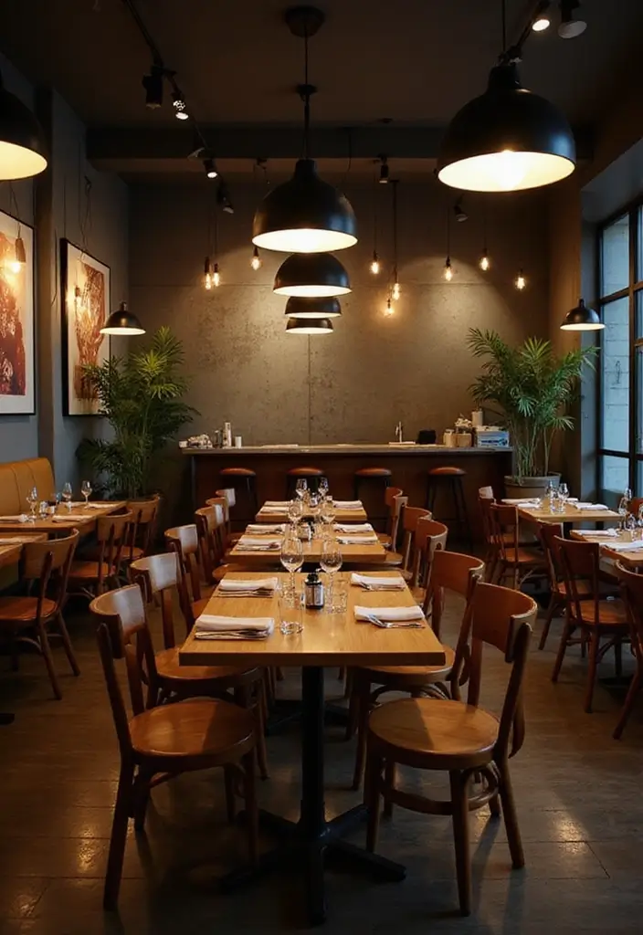 28 Dining Lighting Ideas That Set the Mood Perfectly 26 28 Dining Lighting Ideas That Set the Mood Perfectly - 26. Eco-Friendly Fluorescent Lights