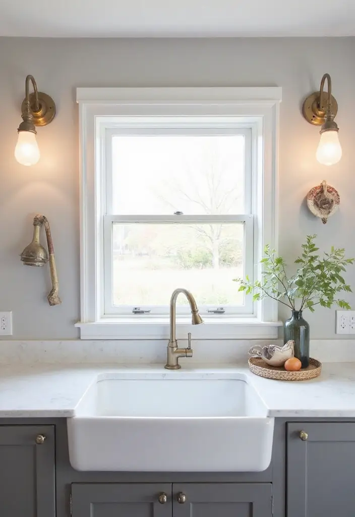 28 Kitchen Sink Lighting Designs You’ll Want to Try 11 28 Kitchen Sink Lighting Designs You’ll Want to Try - 11. Artistic Sconces
