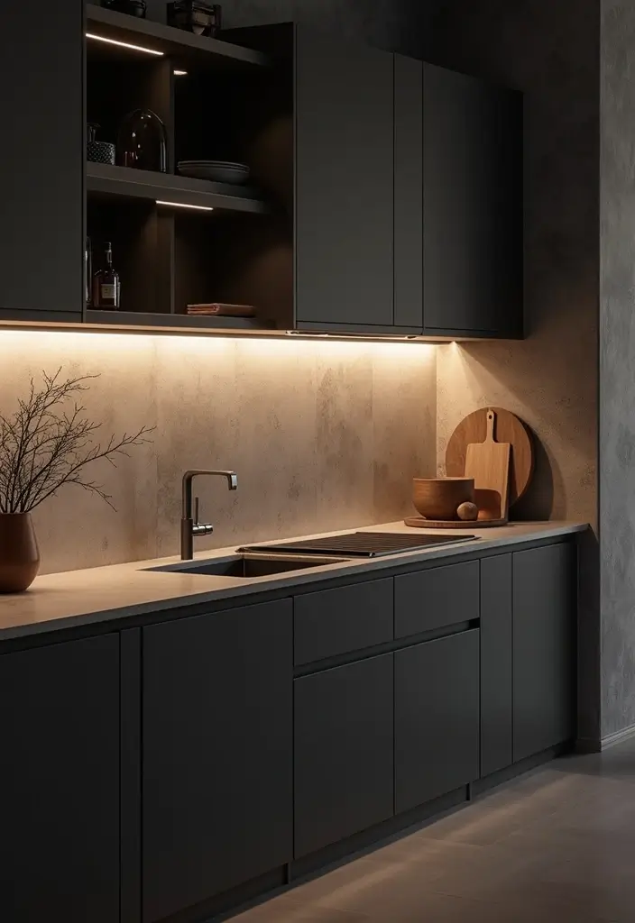 28 Kitchen Sink Lighting Designs You’ll Want to Try 7 28 Kitchen Sink Lighting Designs You’ll Want to Try - 7. Creative Shadow Box Lighting