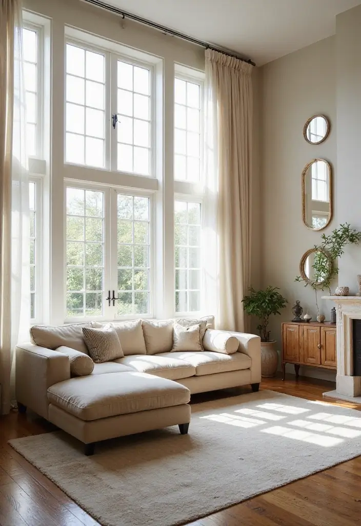 28 Living Room Lighting Designs That Elevate Modern Homes 10 28 Living Room Lighting Designs That Elevate Modern Homes - 10. Natural Light Enhancement
