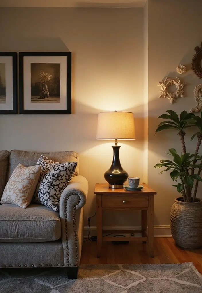 28 Living Room Lighting Designs That Elevate Modern Homes 9 28 Living Room Lighting Designs That Elevate Modern Homes - 9. Unique Table Lamps