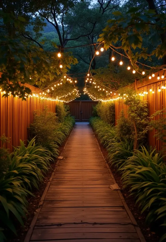 28 Outdoor Lighting Ideas That Add Drama and Charm - 1. String Lights for a Cozy Atmosphere