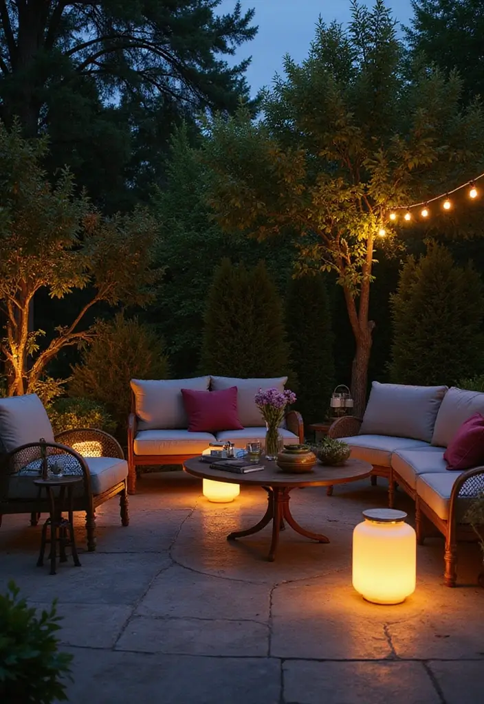 28 Patio Lighting Ideas to Create the Perfect Outdoor Ambiance 28 28 Patio Lighting Ideas to Create the Perfect Outdoor Ambiance - 28. Multi-functional Lighting