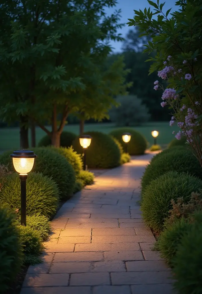 28 Patio Lighting Ideas to Create the Perfect Outdoor Ambiance 7 28 Patio Lighting Ideas to Create the Perfect Outdoor Ambiance - 7. Pathway Lights