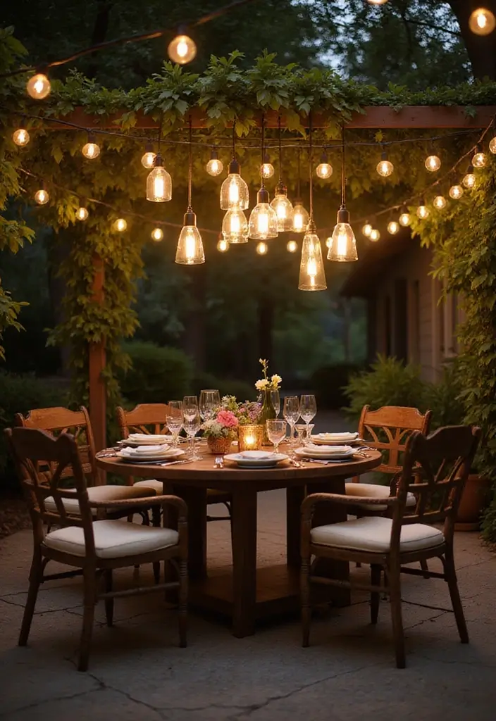 28 Patio Lighting Ideas to Create the Perfect Outdoor Ambiance 8 28 Patio Lighting Ideas to Create the Perfect Outdoor Ambiance - 8. Pendant Lights