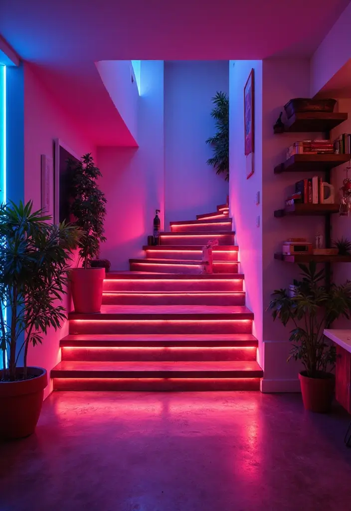 29 Basement Lighting Ideas to Transform Dark Spaces 5 29 Basement Lighting Ideas to Transform Dark Spaces - 5. LED Strip Lighting for Accents