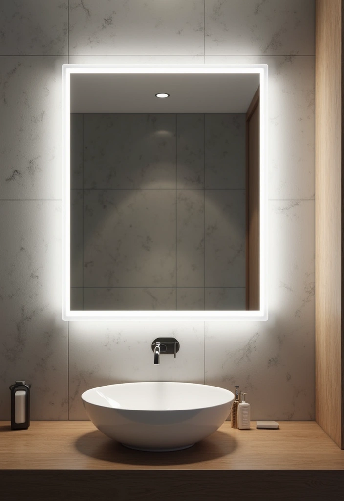 29 Bathroom Vanity Lighting Ideas That Upgrade Any Look 22 29 Bathroom Vanity Lighting Ideas That Upgrade Any Look - 22. Illuminated Mirrors