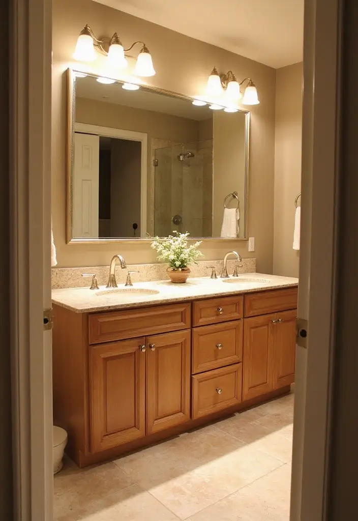 29 Bathroom Vanity Lighting Ideas That Upgrade Any Look 24 29 Bathroom Vanity Lighting Ideas That Upgrade Any Look - 24. Under-Cabinet Lighting