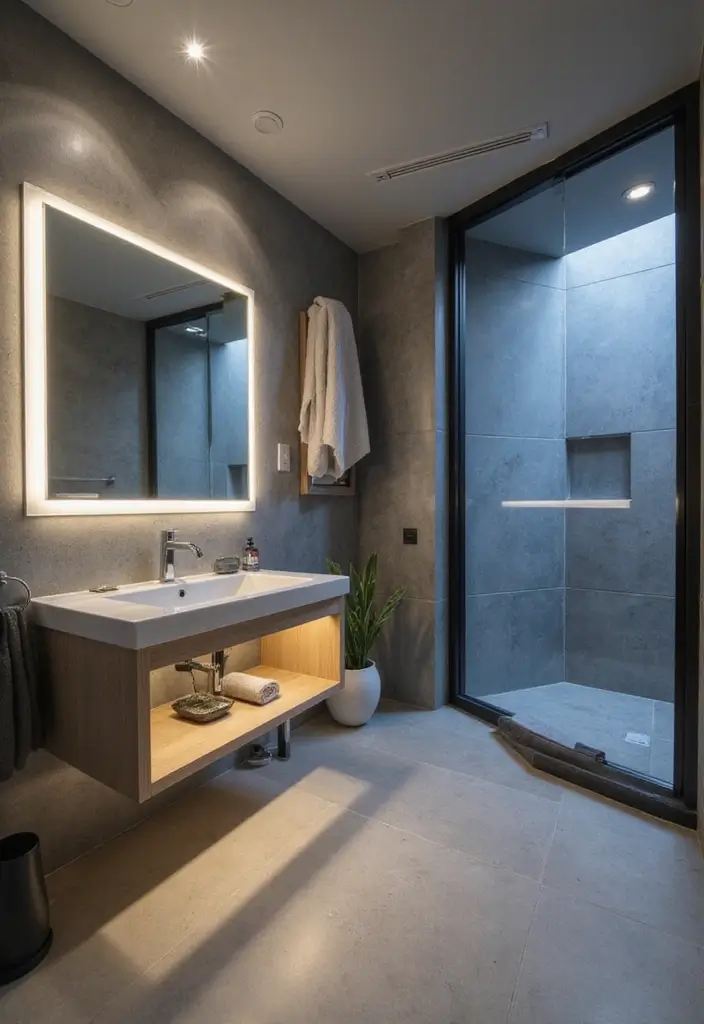 29 Bathroom Vanity Lighting Ideas That Upgrade Any Look 7 29 Bathroom Vanity Lighting Ideas That Upgrade Any Look - 7. Smart Lighting Solutions