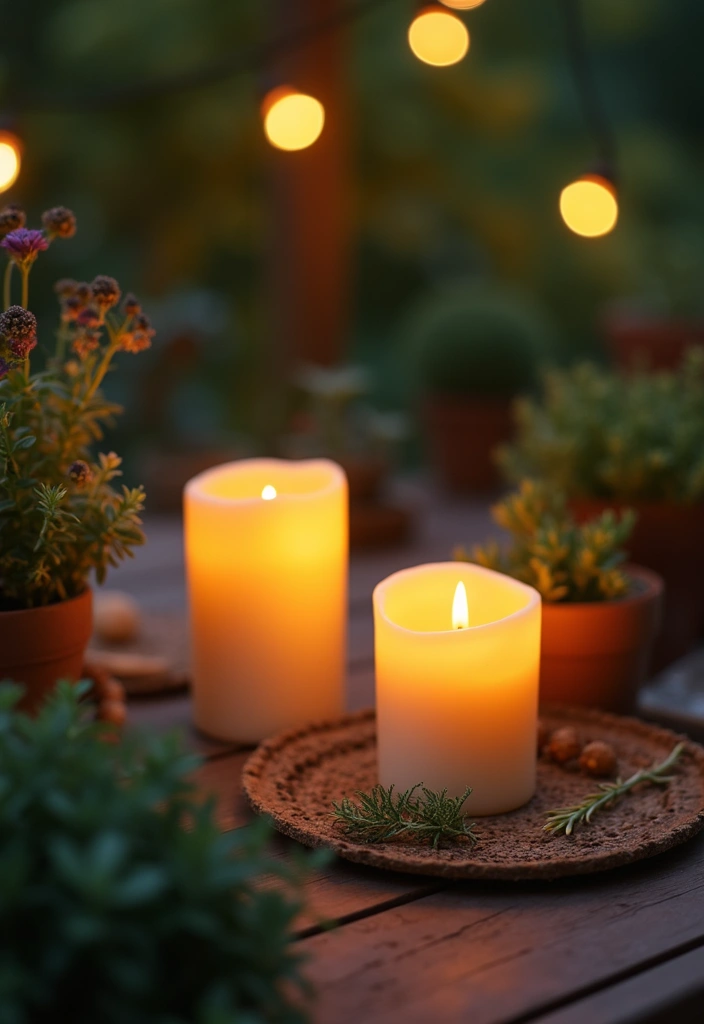 29 Deck Lighting Ideas That Make Outdoor Evenings Beautiful 21 29 Deck Lighting Ideas That Make Outdoor Evenings Beautiful - 21. Eco-Friendly Candle Holders