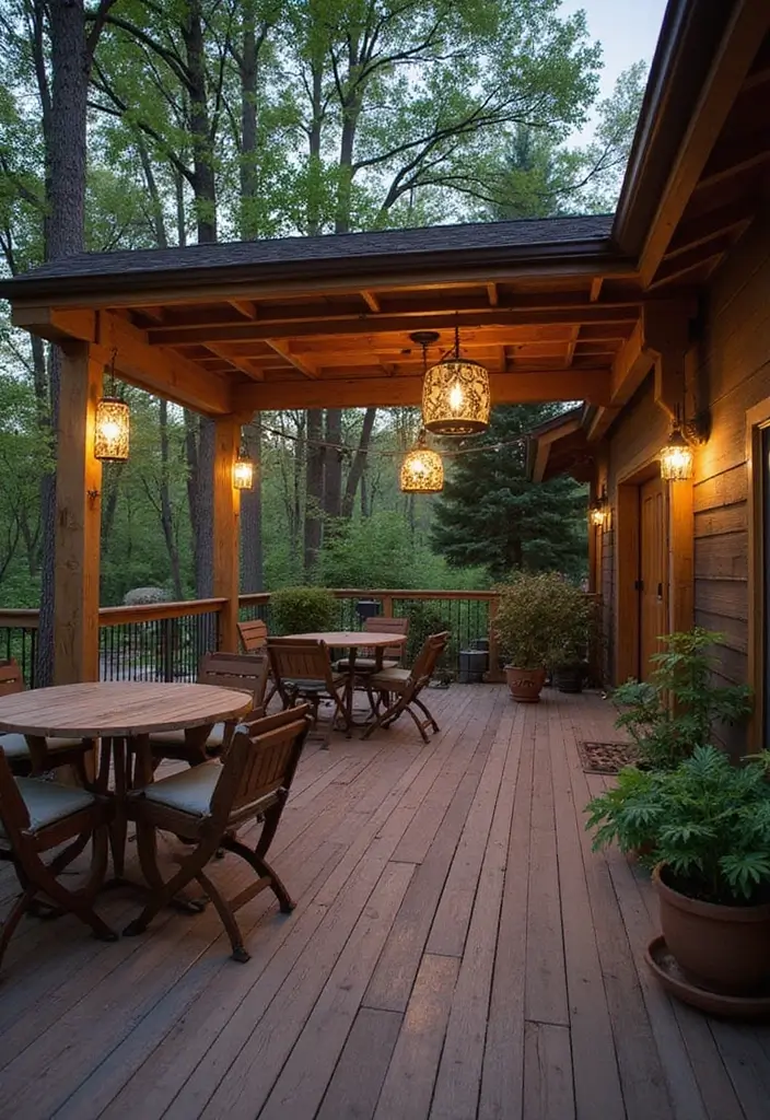 29 Deck Lighting Ideas That Make Outdoor Evenings Beautiful 26 29 Deck Lighting Ideas That Make Outdoor Evenings Beautiful - 26. Creative Light Fixtures
