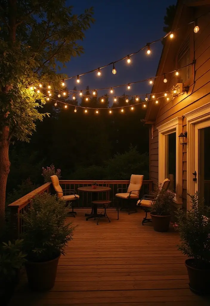 29 Deck Lighting Ideas That Make Outdoor Evenings Beautiful 6 29 Deck Lighting Ideas That Make Outdoor Evenings Beautiful - 6. Biodegradable LED Lights