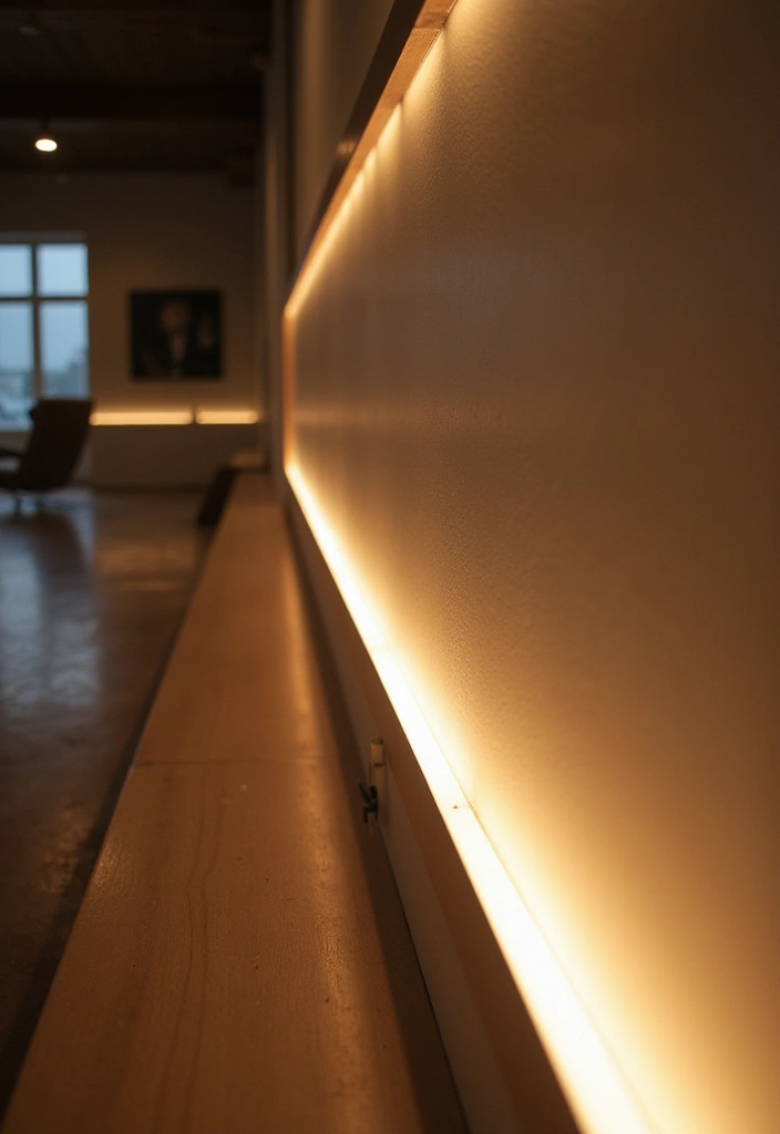29 Hallway Lighting Ideas for Bright, Inviting Spaces - 1. Eco-Friendly LED Strip Lights