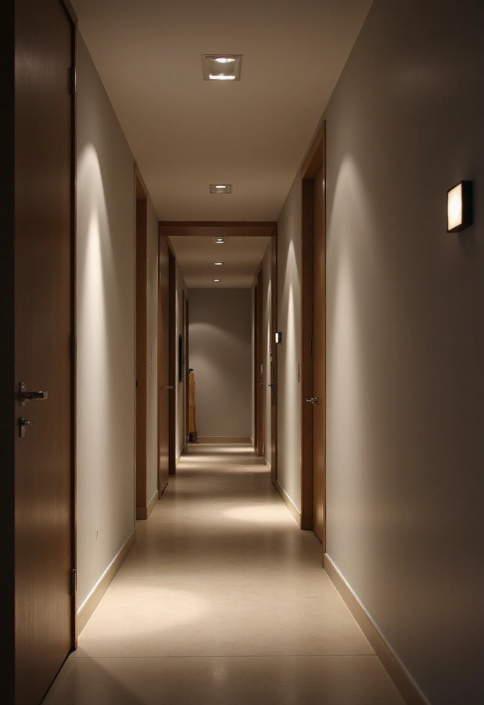 29 Hallway Lighting Ideas for Bright, Inviting Spaces - 6. Smart Motion Sensor Lights