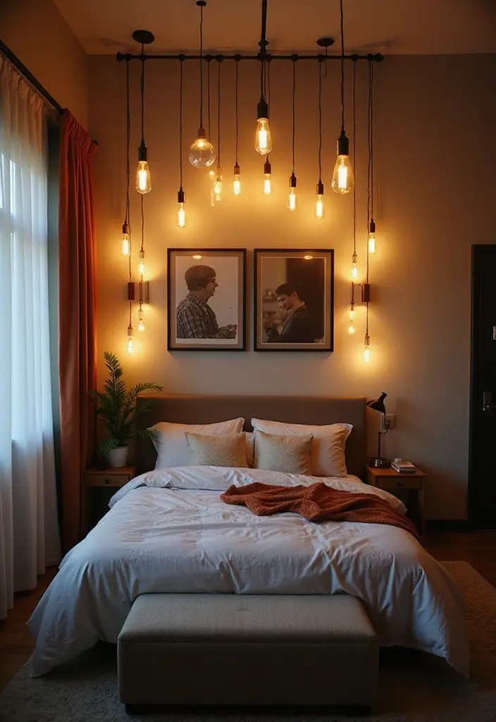 29 Under Bed Lighting Ideas That Add a Cool Modern Touch 12 29 Under Bed Lighting Ideas That Add a Cool Modern Touch - 12. Vintage-Style Edison Bulbs