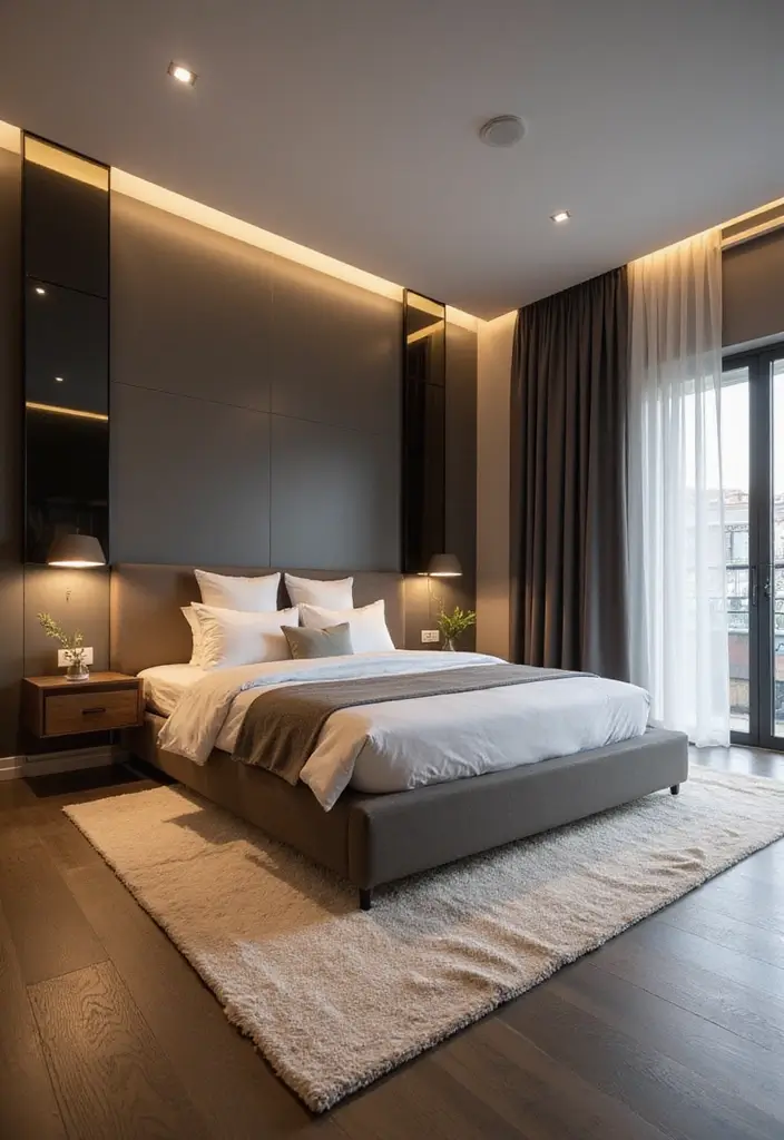 29 Under Bed Lighting Ideas That Add a Cool Modern Touch 19 29 Under Bed Lighting Ideas That Add a Cool Modern Touch - 19. Recessed Lighting for Sleek Integration