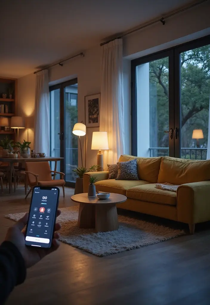30+ Cozy Lighting Tips to Add Warmth and Comfort at Home 10 30+ Cozy Lighting Tips to Add Warmth and Comfort at Home - 10. Invest in Smart Lighting