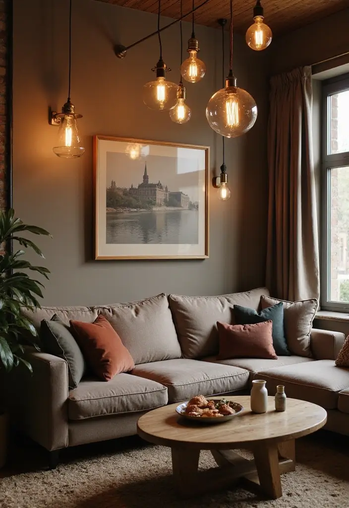 30+ Cozy Lighting Tips to Add Warmth and Comfort at Home 22 30+ Cozy Lighting Tips to Add Warmth and Comfort at Home - 22. Mix Vintage and Modern Fixtures