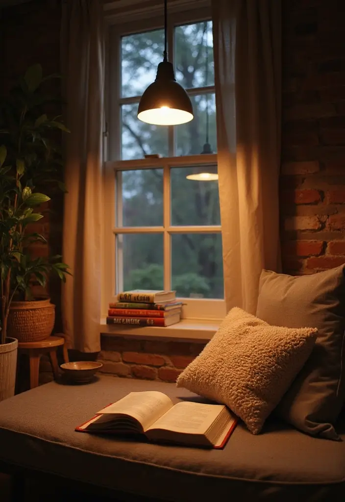 30+ Cozy Lighting Tips to Add Warmth and Comfort at Home 28 30+ Cozy Lighting Tips to Add Warmth and Comfort at Home - 28. Create a Cozy Reading Nook