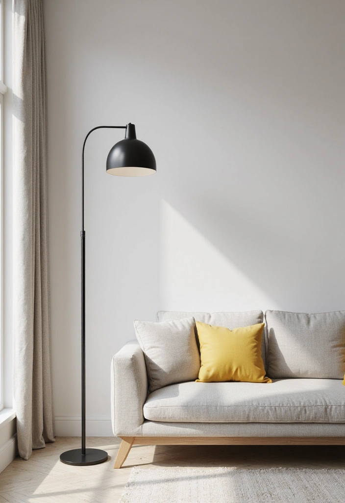 30+ Floor Lighting Designs That Add Drama to Interiors 12 30+ Floor Lighting Designs That Add Drama to Interiors - 12. Modern Minimalist Floor Lamps