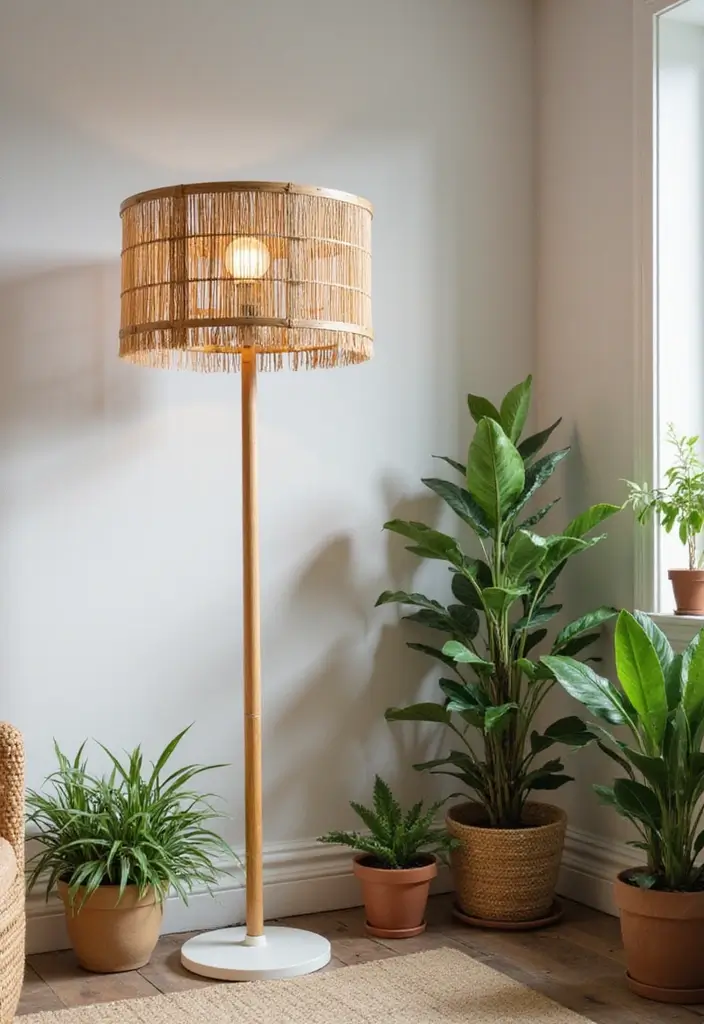30+ Floor Lighting Designs That Add Drama to Interiors 2 30+ Floor Lighting Designs That Add Drama to Interiors - 2. Bamboo Floor Lamps
