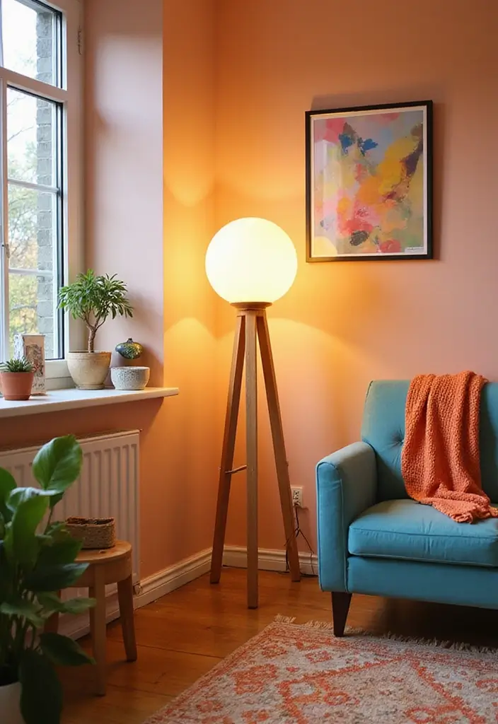 30+ Floor Lighting Designs That Add Drama to Interiors 22 30+ Floor Lighting Designs That Add Drama to Interiors - 22. Globe Floor Lamps