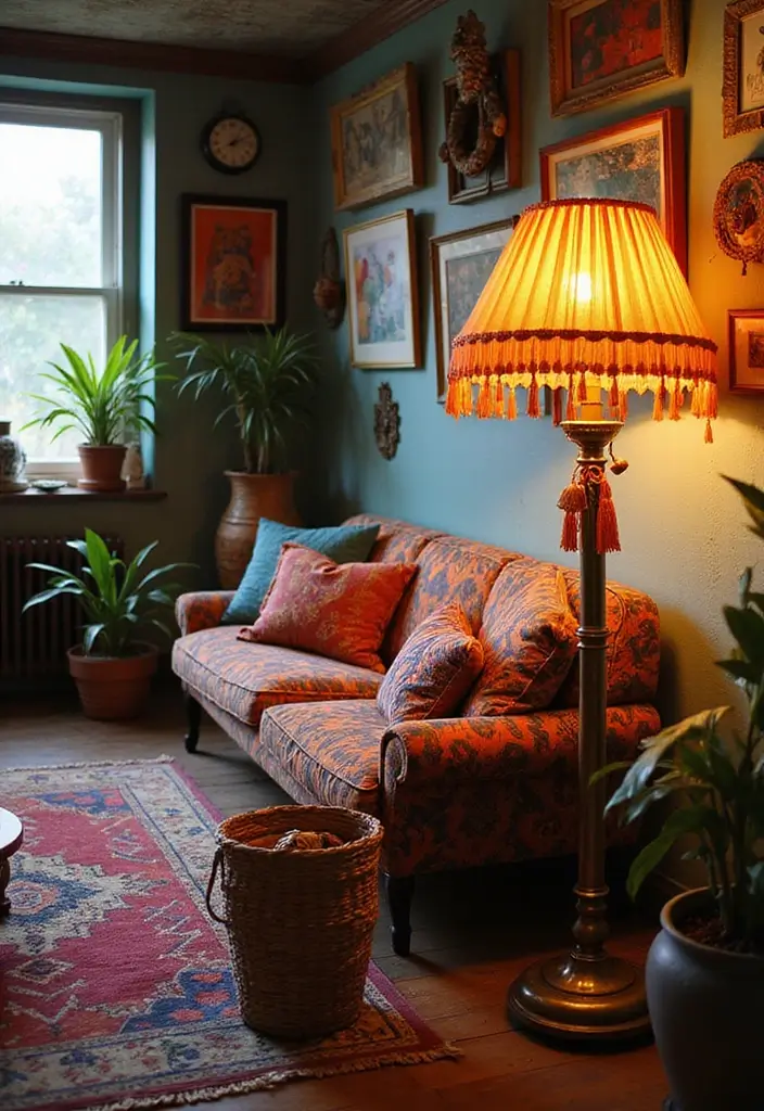 30+ Floor Lighting Designs That Add Drama to Interiors 26 30+ Floor Lighting Designs That Add Drama to Interiors - 26. Bohemian Floor Lamps