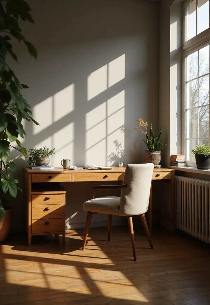 30+ Home Office Lighting Tips to Improve Focus and Style 12 30+ Home Office Lighting Tips to Improve Focus and Style - 12. Play with Shadows
